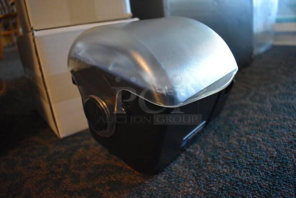 3 BRAND NEW IN BOX! San Jamar Black Poly Bar Topping Rails. 9x6.5x7. 3 Times Your Bid! (main dining room) - Image 5 of 7