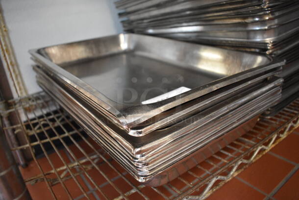 44 Stainless Steel Full Size Drop In Bins. 1/1x2. 44 Times Your Bid! (drop in bin kitchen) - Image 2 of 4