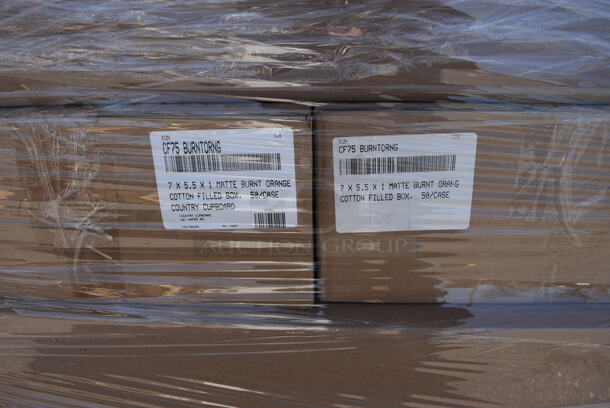 ALL ONE MONEY! Pallet Lot of Various Items Including Matte Burnt Orange Boxes. (warehouse) - Image 5 of 6