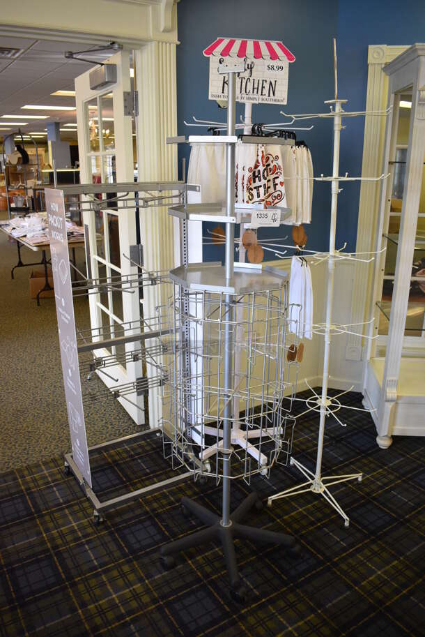 4 Various Racks Including Towels. Includes 24x24x71. 4 Times Your Bid! (blue retail store) - Image 2 of 7