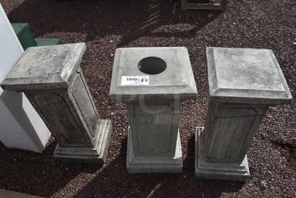 5 Stone Columns. 11.5x11.5x26. 5 Times Your Bid! (greenhouse patio) - Image 3 of 6