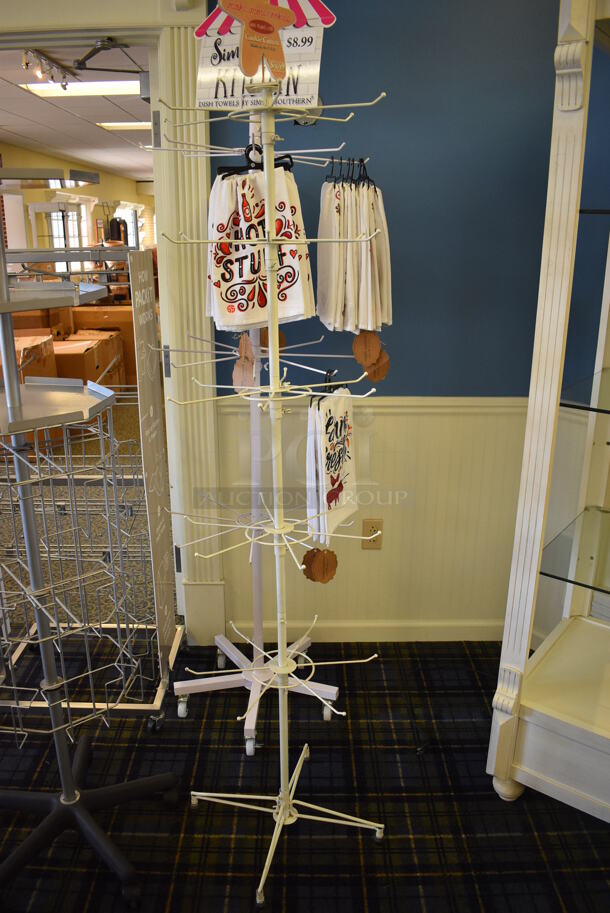 4 Various Racks Including Towels. Includes 24x24x71. 4 Times Your Bid! (blue retail store) - Image 5 of 7