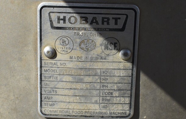 ALL ONE MONEY! Pallet Lot of Various Items Including Hobart Model 6460 Potato Peeler and Bagel Slicer.  (warehouse) - Image 5 of 6
