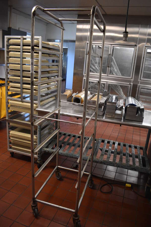 Metal Commercial Pan Transport Rack on Commercial Casters. 18x26x72. (kitchen) - Image 3 of 3