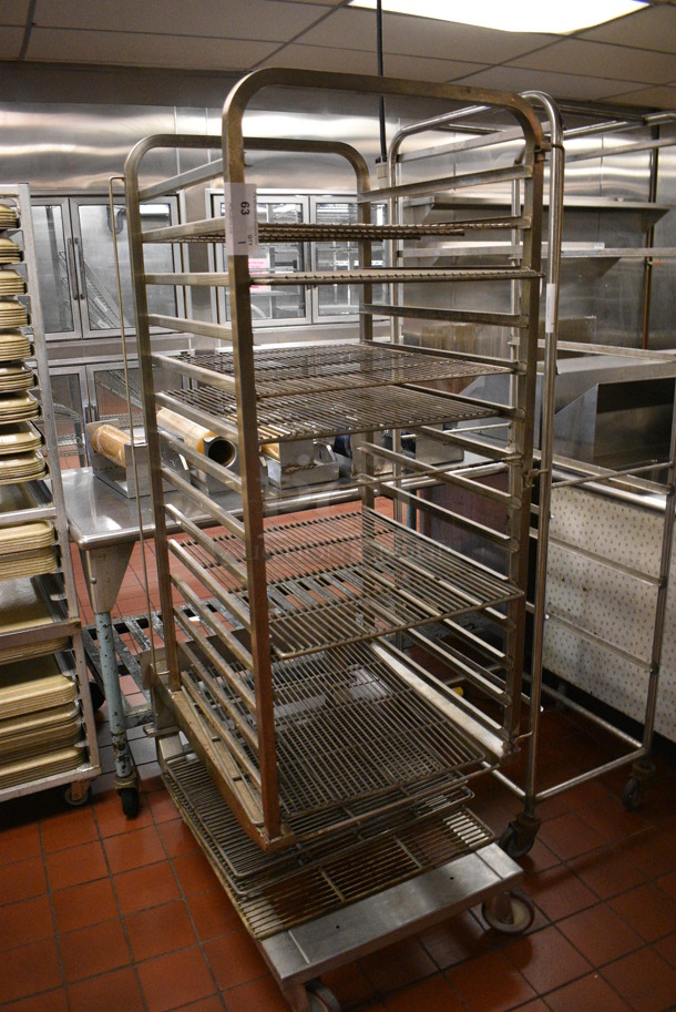 Metal Commercial Pan Transport Rack on Commercial Casters. 24x36x70.5. (kitchen) - Image 2 of 5