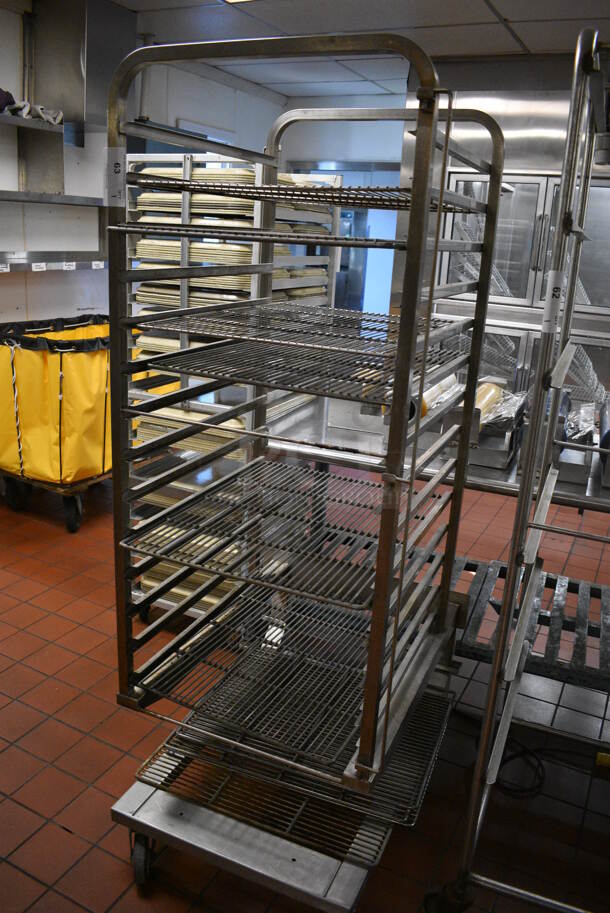 Metal Commercial Pan Transport Rack on Commercial Casters. 24x36x70.5. (kitchen) - Image 4 of 5