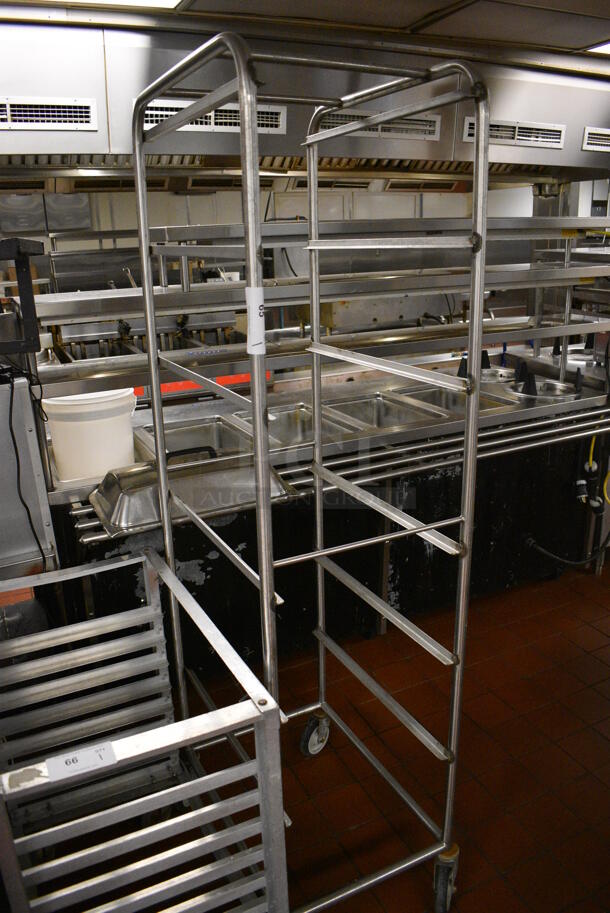 Metal Commercial Pan Transport Rack on Commercial Casters. 18x26x72. (kitchen) - Image 2 of 4