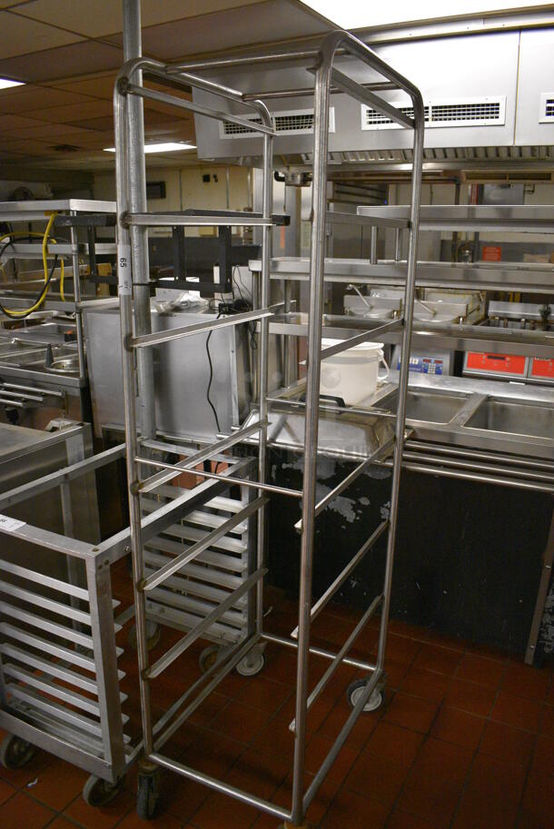 Metal Commercial Pan Transport Rack on Commercial Casters. 18x26x72. (kitchen) - Image 3 of 4