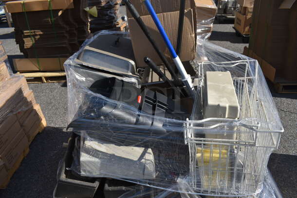 ALL ONE MONEY! Pallet Lot of Various Items Including Chafing Dish, White Baskets and Food Warmers. (warehouse) - Image 6 of 6