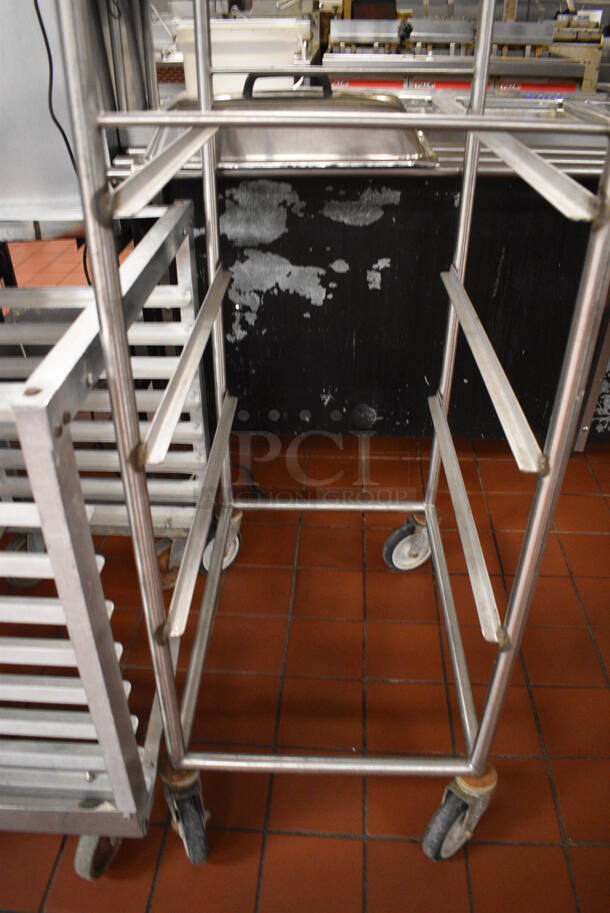 Metal Commercial Pan Transport Rack on Commercial Casters. 18x26x72. (kitchen) - Image 4 of 4