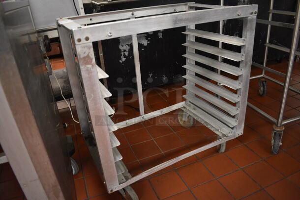Metal Commercial Pan Transport Rack on Commercial Casters. 18.5x30.5x32. (kitchen) - Image 2 of 4