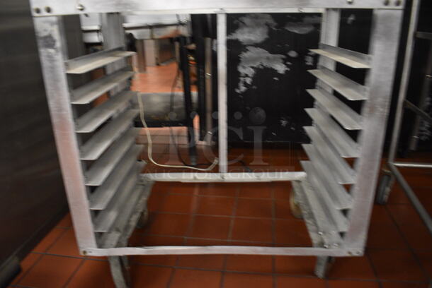 Metal Commercial Pan Transport Rack on Commercial Casters. 18.5x30.5x32. (kitchen) - Image 4 of 4