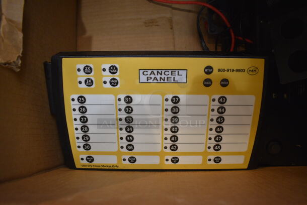 ALL ONE MONEY! Lot of 3 Cancel Panels and Audio Technica 3000 Series. Includes 13x5.5x8. (gift shop) - Image 3 of 5
