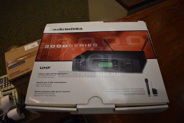 ALL ONE MONEY! Lot of 3 Cancel Panels and Audio Technica 3000 Series. Includes 13x5.5x8. (gift shop) - Image 4 of 5