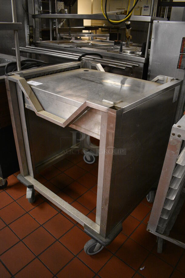 Metal Commercial Cart on Commercial Casters. 26.5x33x36. (kitchen) - Image 2 of 6