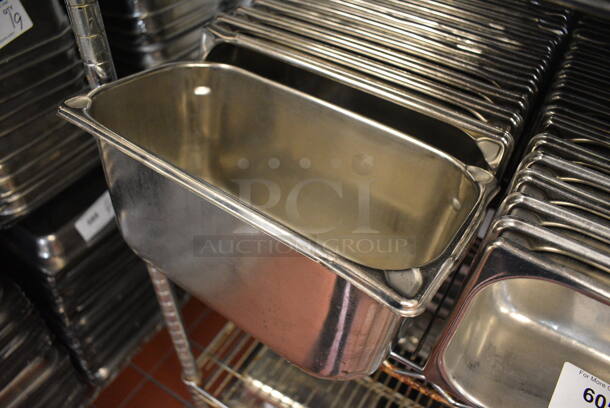 16 Stainless Steel 1/3 Size Drop In Bins. 1/3x6. 16 Times Your Bid! (drop in bin kitchen) - Image 2 of 4