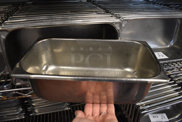 22 Stainless Steel 1/3 Size Drop In Bins. 1/3x4. 22 Times Your Bid! (drop in bin kitchen) - Image 1 of 3