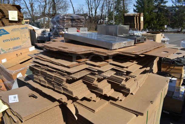 ALL ONE MONEY! Pallet Lot of Various Items Including Cardboard Trays. 12x14x8. (warehouse) - Image 3 of 5
