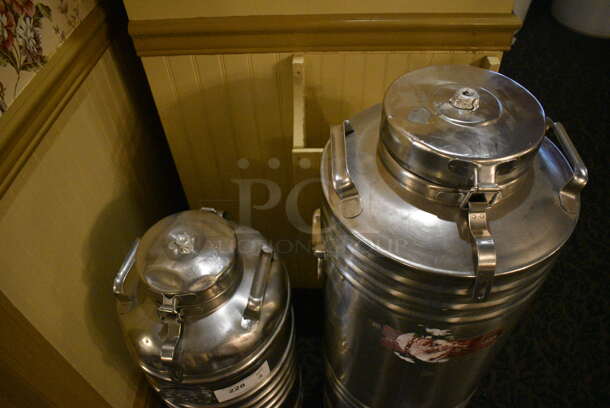 2 Metal Beverage Holder Dispensers. 11x17x26.5, 12x17x35. 2 Times Your Bid! (buffet) - Image 3 of 6