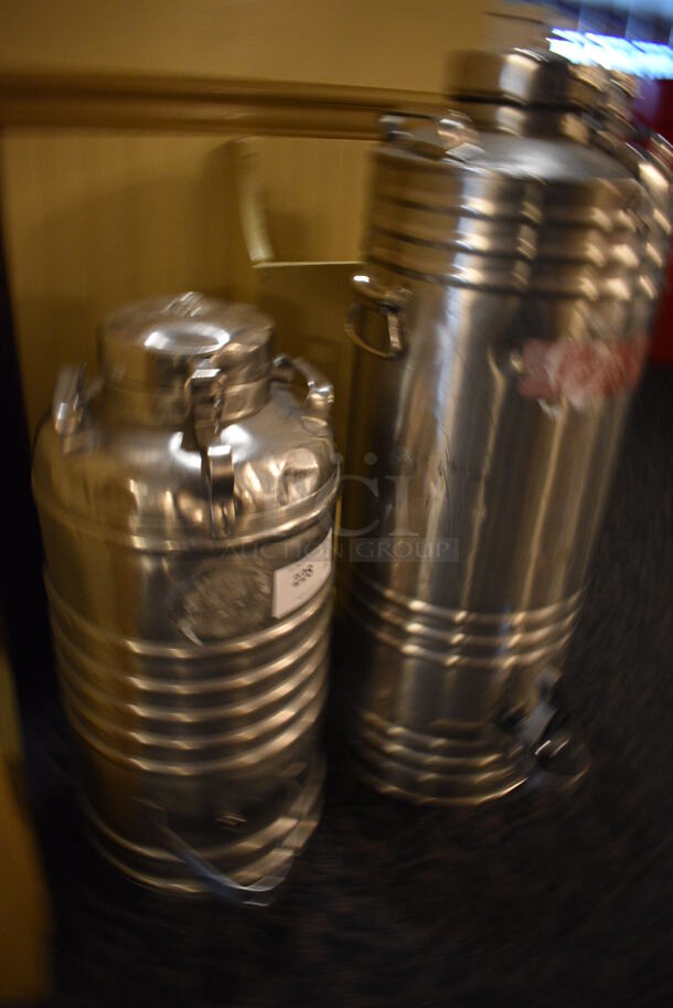 2 Metal Beverage Holder Dispensers. 11x17x26.5, 12x17x35. 2 Times Your Bid! (buffet) - Image 4 of 6