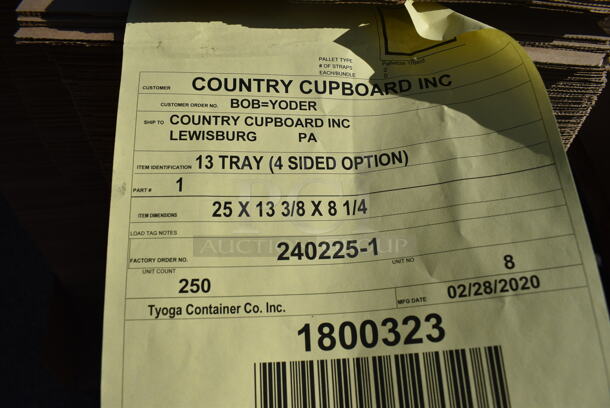 ALL ONE MONEY! Pallet Lot of Various Items Including Cardboard Trays. 12x14x8. (warehouse) - Image 5 of 5