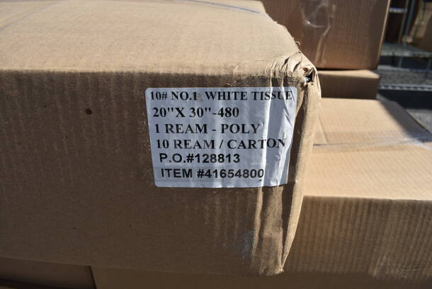 ALL ONE MONEY! Pallet Lot of Various Items Including Reams of White Tissue. (warehouse) - Image 2 of 7
