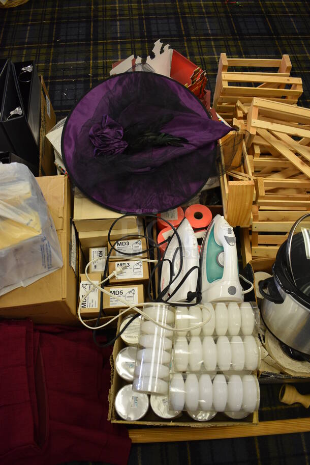 ALL ONE MONEY! Mega Lot of Various Items Including Santa Suit and Floating Candles! BUYER MUST REMOVE. (blue retail store) - Image 3 of 7
