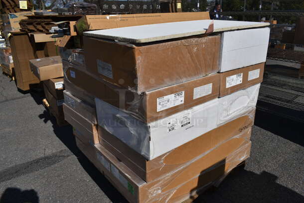 ALL ONE MONEY! Pallet Lot of Various Items Including Armstrong Ceiling Tiles. (warehouse) - Image 4 of 6