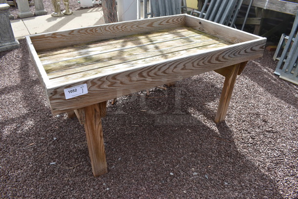 Wooden Stand. 58x36x28. (greenhouse patio) - Image 4 of 4
