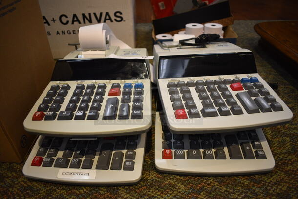 4 Canon MP27D Printing Calculators. 9x12x3. 4 Times Your Bid! (gift shop) - Image 4 of 4