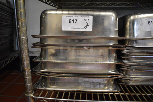 8 Stainless Steel Full Size Drop In Bins. 1/1x4. 8 Times Your Bid! (drop in bin kitchen) - Image 3 of 3
