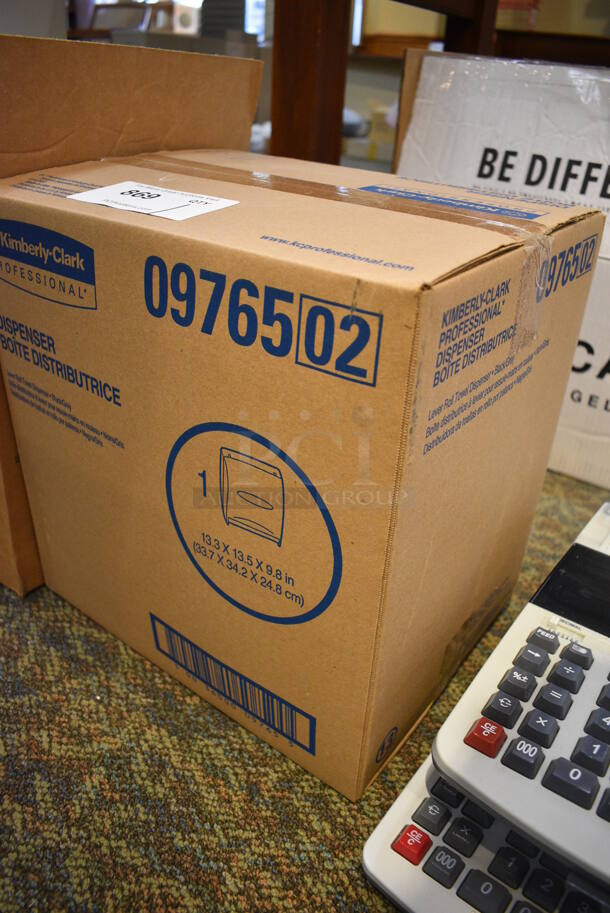 BRAND NEW IN BOX! Kimberly-Clark Paper Towel Dispenser. 13.5x13.5x10. (gift shop) - Image 2 of 3