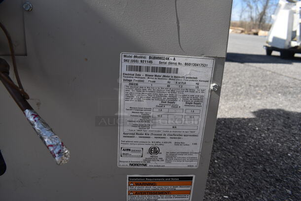 ALL ONE MONEY! Lot of Nordyne Model B6BMM024K-A Blower and Metal Pieces. Includes 72x8x2.5, 44x14.5x22.5. (warehouse) - Image 7 of 7