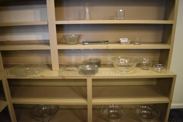 ALL ONE MONEY! Lot of Various Glass Dishes! (blue retail store)
