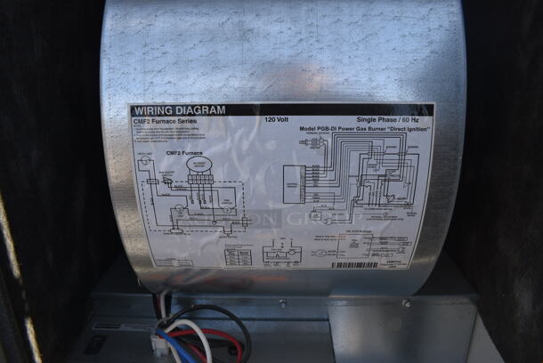 Miller Nordyne Model CMF2 80 PS CONV Metal Commercial Furnace. 57x18x24. (warehouse) - Image 6 of 7