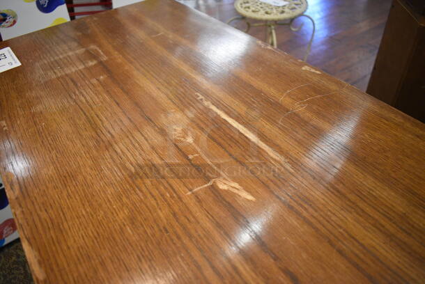 Wooden Table. 60x18x30. (gift shop) - Image 4 of 4