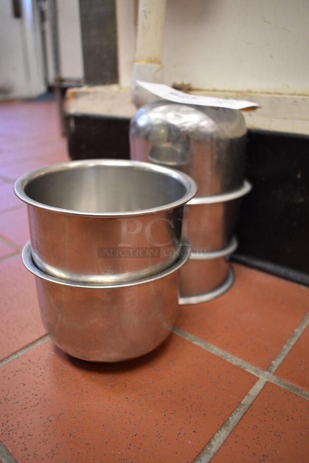 5 Stainless Steel Bowls. 5x5x3. 5 Times Your Bid! (drop in bin kitchen) - Image 2 of 3