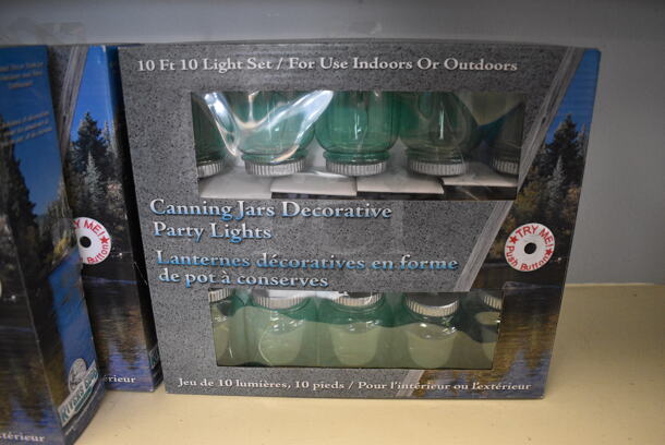 8 Patio Porch LED Party Lights; 7 BRAND NEW IN BOX. 8 Times Your Bid! (garden center) - Image 2 of 4