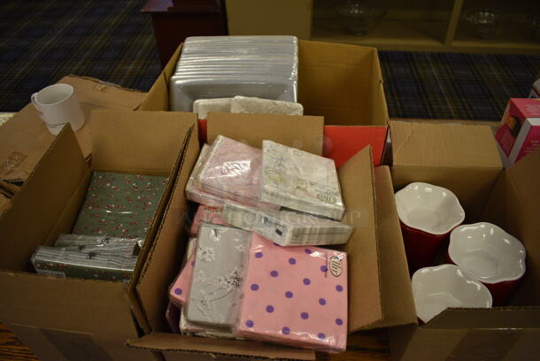 ALL ONE MONEY! Lot of Various Items Including Butcher Block Conditioner, Mugs, Flower Cookie Cutters and Stands! Does Not Include Counter. BUYER MUST REMOVE. (blue retail store)  - Image 10 of 12