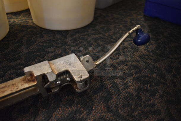 Metal Commercial Can Opener. 9x3x17. (main dining room) - Image 3 of 3