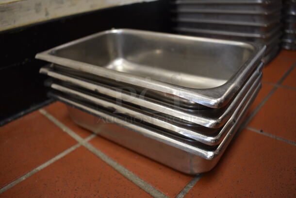 4 Stainless Steel 1/4 Size Drop In Bins. 1/4x2. 4 Times Your Bid! (drop in bin kitchen) - Image 2 of 4