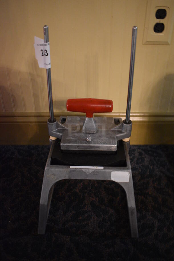 Metal Commercial Countertop Vegetable Cutter. 10x11x18.5. (buffet) - Image 1 of 4