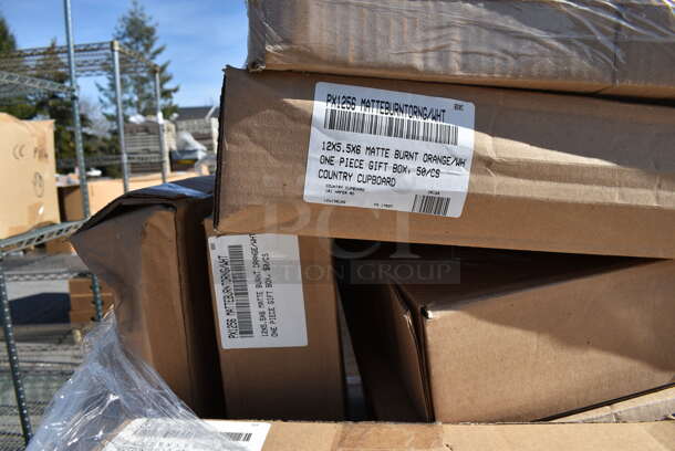 ALL ONE MONEY! Pallet Lot of Various Items Including Matte Orange Gift Boxes. (warehouse) - Image 3 of 5
