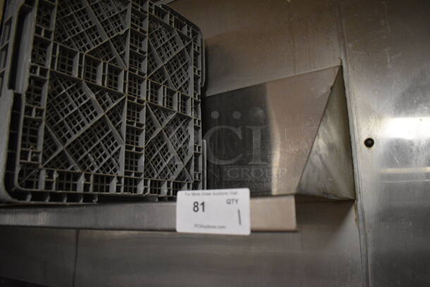 Stainless Steel Commercial Wall Mount Shelf. Does Not Include Contents. BUYER MUST REMOVE. 84x16x12. (kitchen) - Image 2 of 3