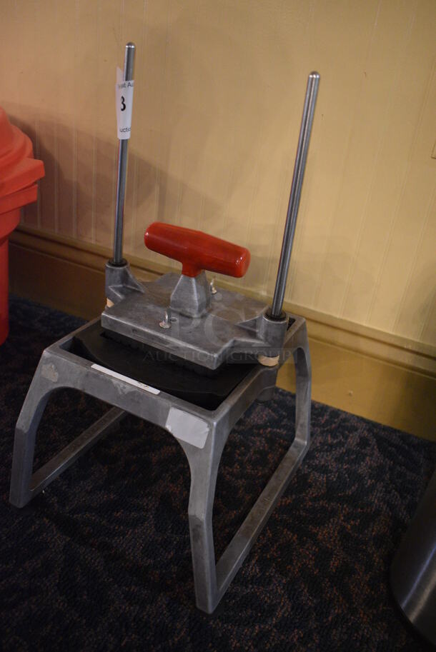 Metal Commercial Countertop Vegetable Cutter. 10x11x18.5. (buffet) - Image 2 of 4