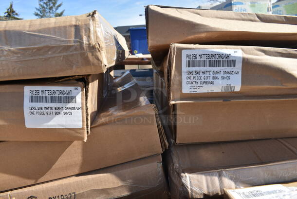 ALL ONE MONEY! Pallet Lot of Various Items Including Matte Orange Gift Boxes. (warehouse) - Image 4 of 5