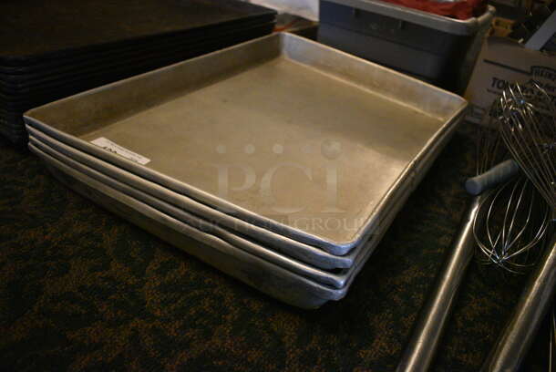 4 Metal Baking Pans. 25.5x17.5x2. 4 Times Your Bid! (main dining room) - Image 3 of 4