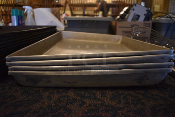 4 Metal Baking Pans. 25.5x17.5x2. 4 Times Your Bid! (main dining room) - Image 4 of 4