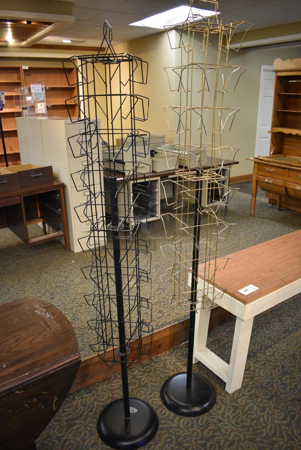 2 Metal Floor Style Racks. 10x10x72, 10x10x68. 2 Times Your Bid! (gift shop) - Image 2 of 4