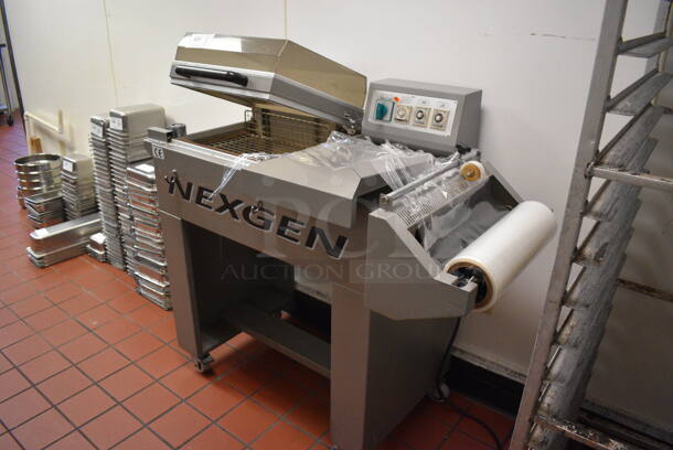 Pro Pack Model Nexgen-1000 Metal Commercial Floor Style Shrink Wrapping Machine on Commercial Casters. 110 Volts, 1 Phase. 47x25x43. Unit Was In Working Condition When Restaurant Closed. (drop in bin kitchen) - Image 2 of 7